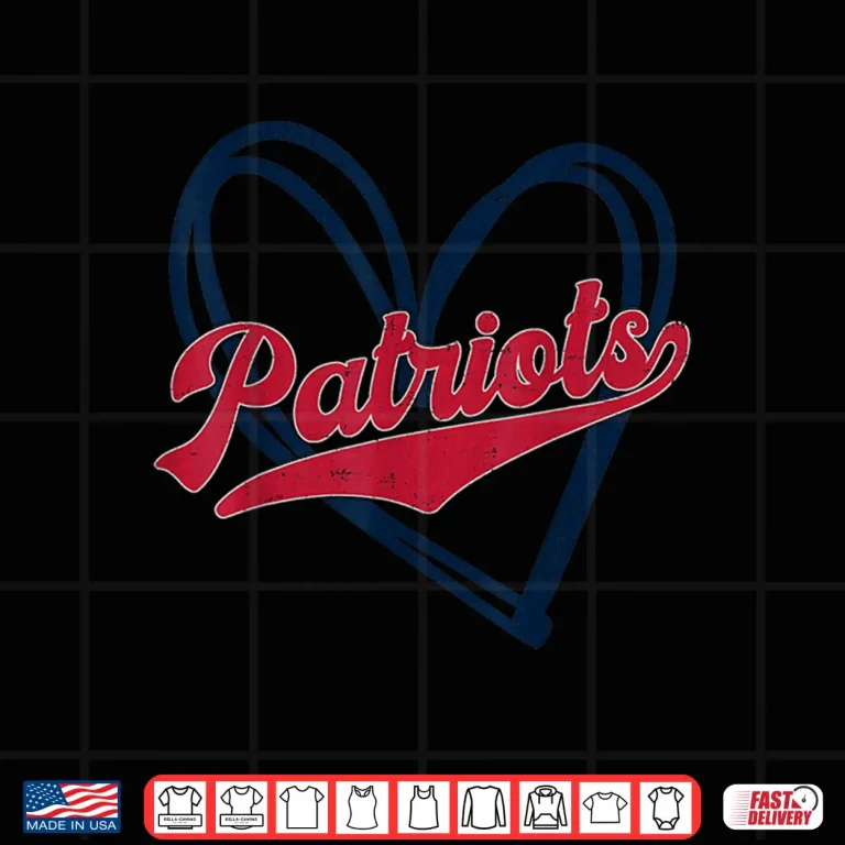 Design Vintage Patriots School Spirit Go Patriots Love Shirt