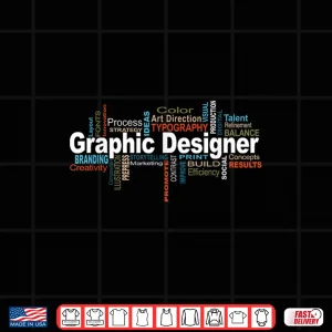 Creative Word Cloud Graphic Designer Shirt 4 Design Creative Word Cloud Graphic Designer Shirt