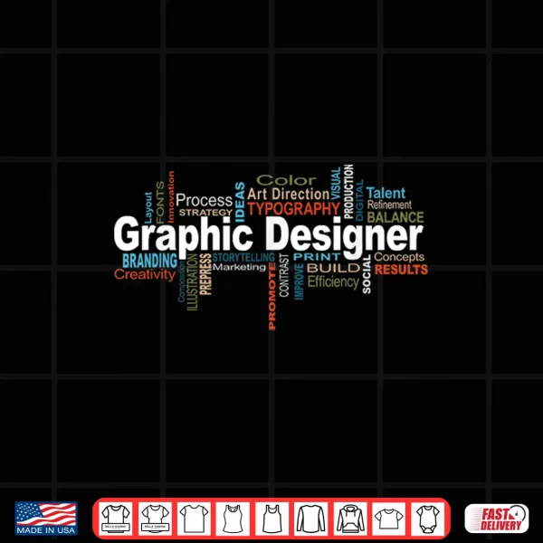 Design Creative Word Cloud Graphic Designer Shirt