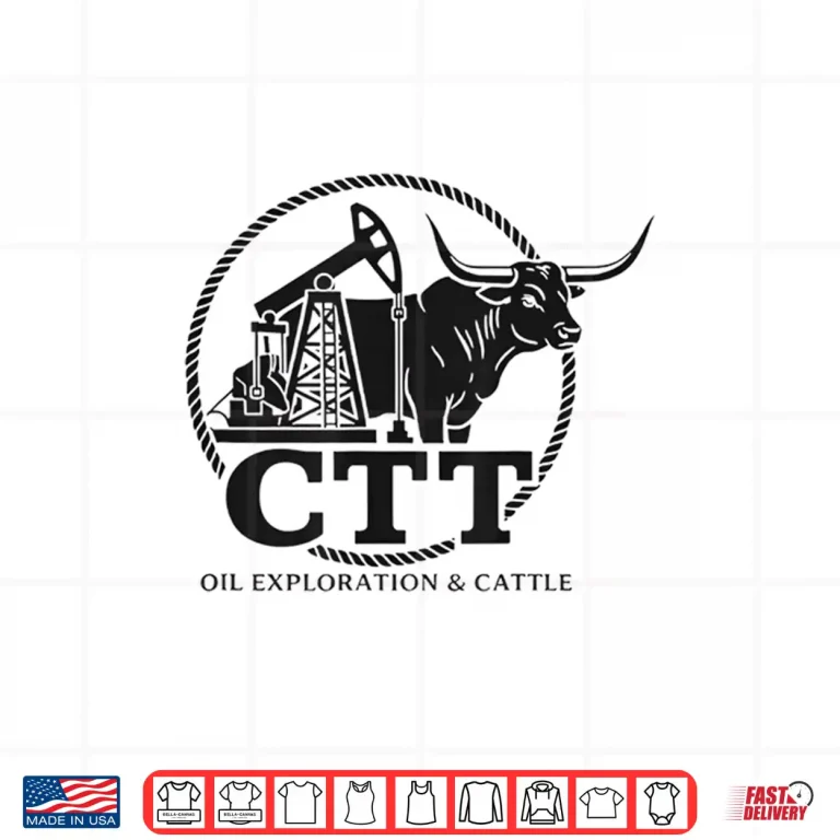 Design Ctt Oil Exploration Cattle Company Texas Shirt 1