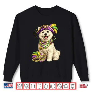 Sweatshirt Cute Mardi Gras Themed West Highland Terrier Westie Dog Shirt