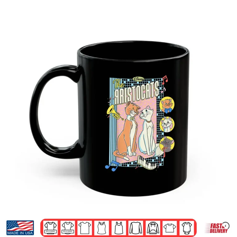Mug Disney The Aristocats Duchess And Thomas Retro Jazz Shirt