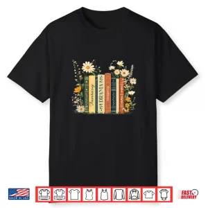 Fantasy Drama Tragedy Book Floral Subtle Shirt