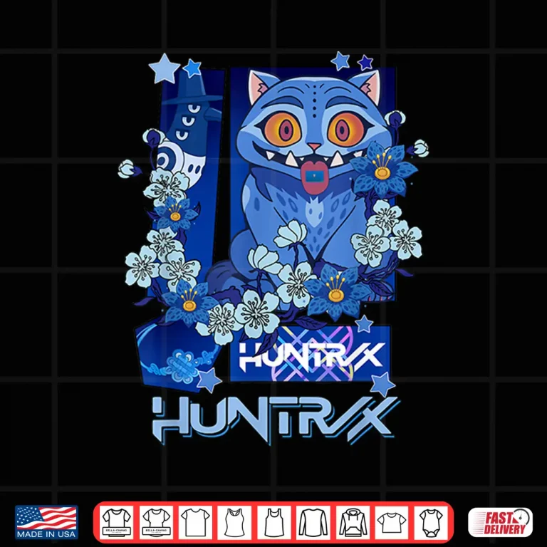 Design Colorful and Splendid Tiger Derpy Anime Style KPop Demon Hunters Shirt