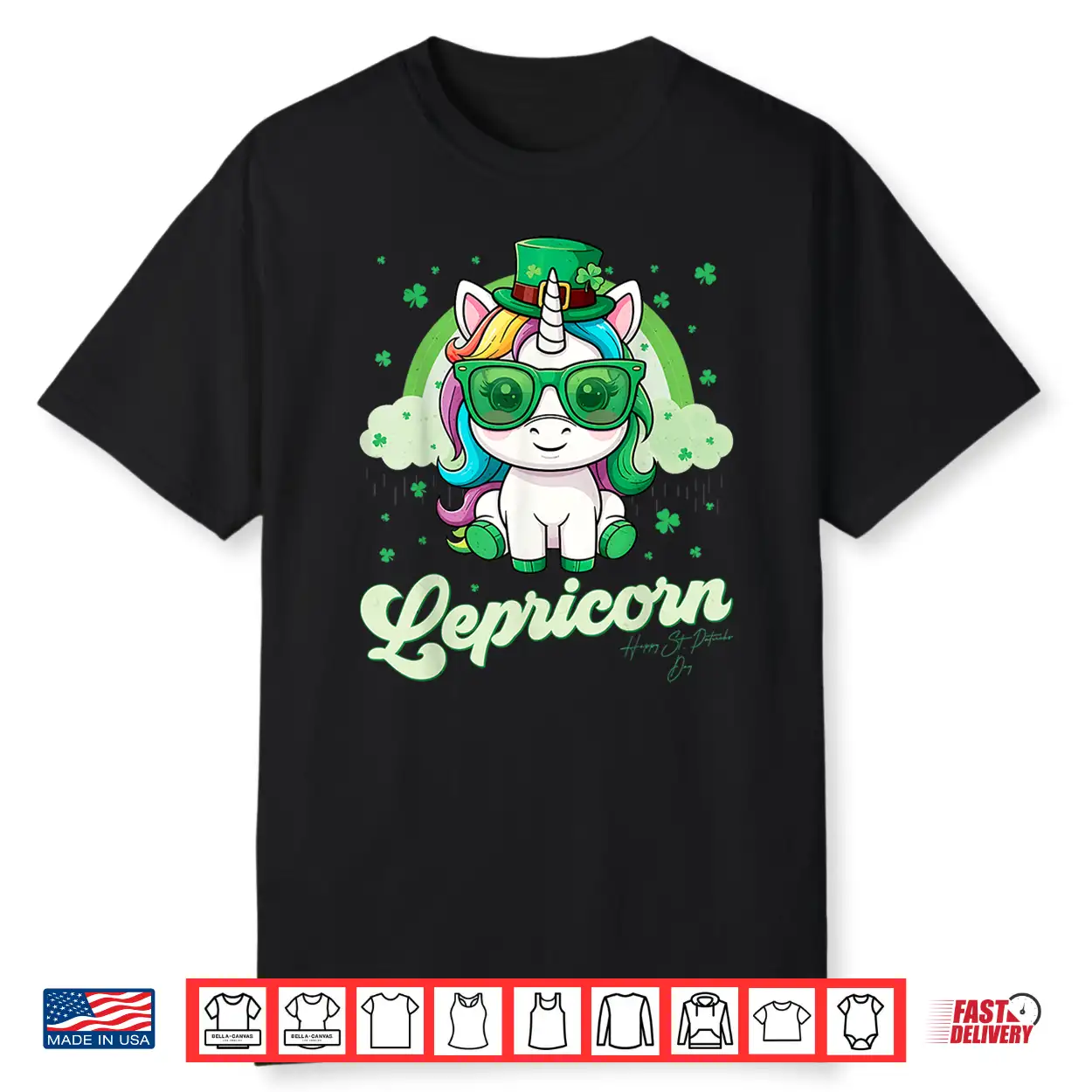 Funny Lepricorn Unicorn Happy St Patricks Day Women Girls Shirt Funny Lepricorn Unicorn Happy St Patricks Day Women Girls Shirt