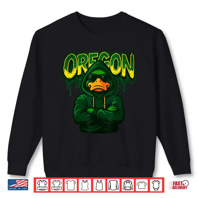 Sweatshirt Oregon Duck Retro Vintage Shirt