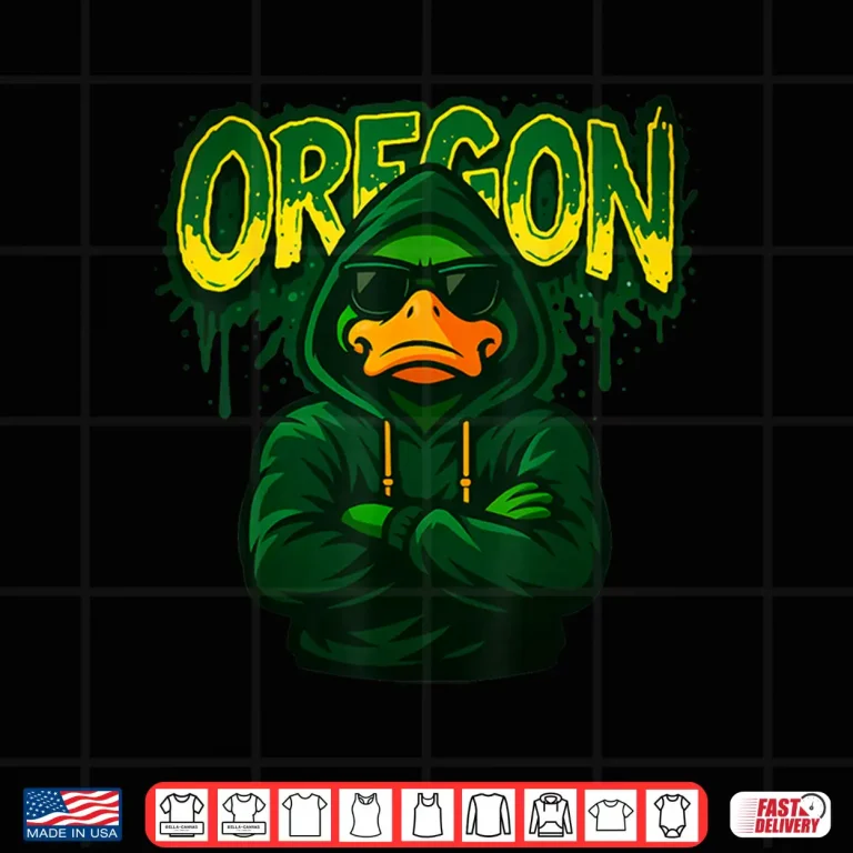 Design Oregon Duck Retro Vintage Shirt