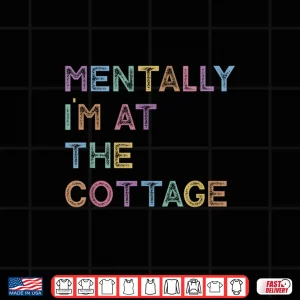 Design Mentally IM At The Cottage Hockey Romance Shirt