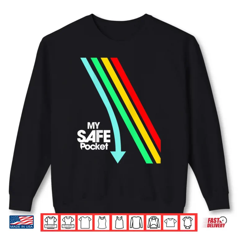 Sweatshirt Raiders Back Side Safe Pocket Gamer Sci Fi Game Humor Shirt