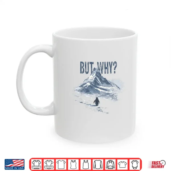 Mug Vintage Nihilist Penguin But Why Shirt