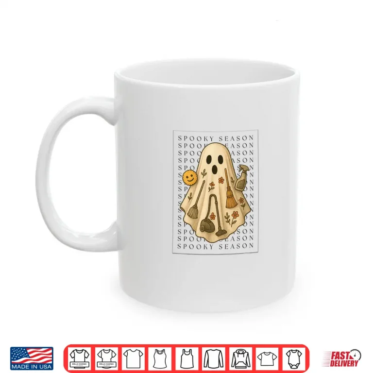 Mug Spooky Season Cleaning Shirt