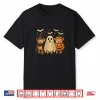 Three Halloween Pigs Cosplay Witch Boo Carved Pumpkin Shirt