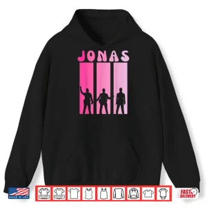 Hoodie Jonas First Name I Love Jonas 80s Vintage Shirt