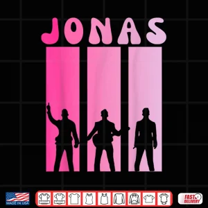Design Jonas First Name I Love Jonas 80s Vintage Shirt