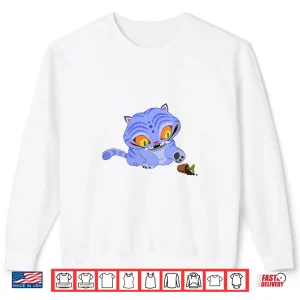 Sweatshirt Kpop Demon Hunters Derpy Playing with Plant Vase Shirt