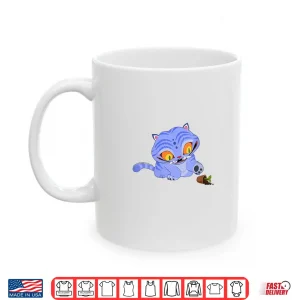 Mug Kpop Demon Hunters Derpy Playing with Plant Vase Shirt