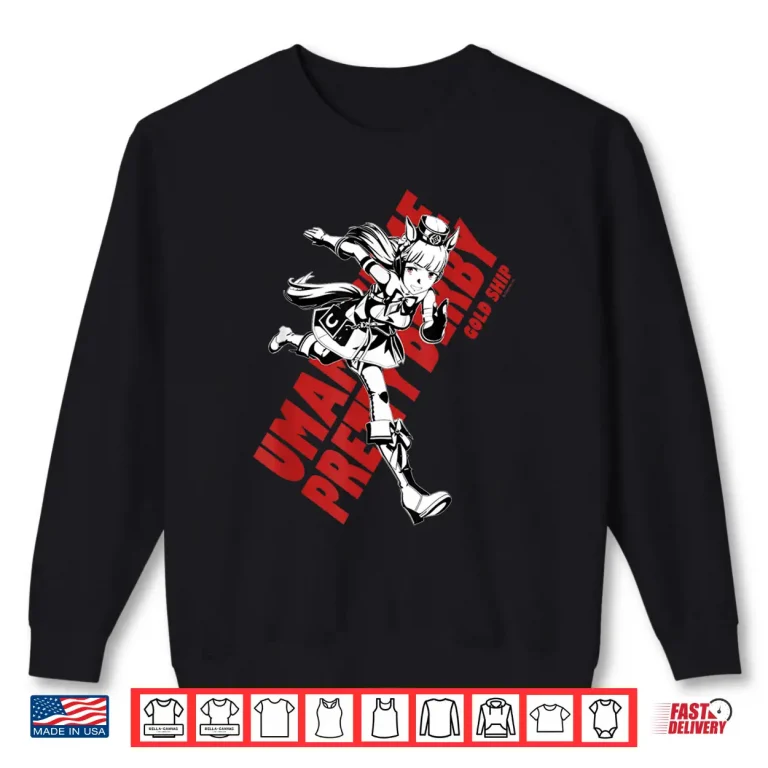 Sweatshirt Umamusume Pretty Derby Gold Ship Shirt