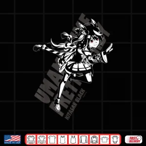 Design Umamusume Pretty Derby Kitasan Black Shirt