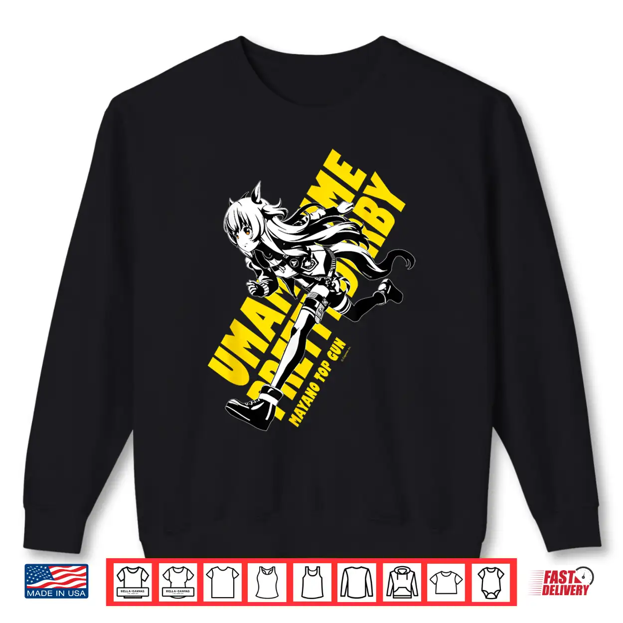 Umamusume Pretty Derby Mayano Top Gun Shirt Umamusume Pretty Derby Mayano Top Gun Shirt