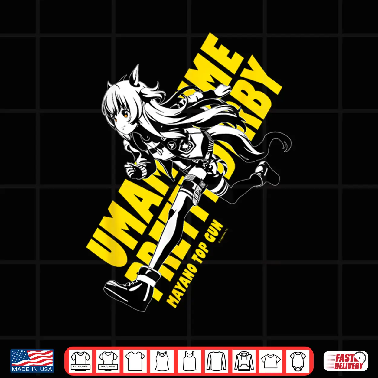 Umamusume Pretty Derby Mayano Top Gun Shirt Umamusume Pretty Derby Mayano Top Gun Shirt