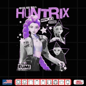 Design Huntrix Rumi How Its Done Retro Poster Shirt