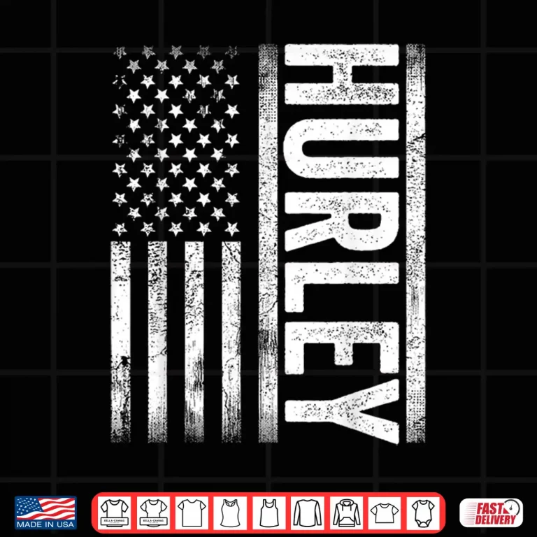 Design Hurley KY Vintage Us American Flag Shirt