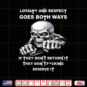 Design Loyalty and Respect Goes Both Ways If They Dont Return It Shirt 1