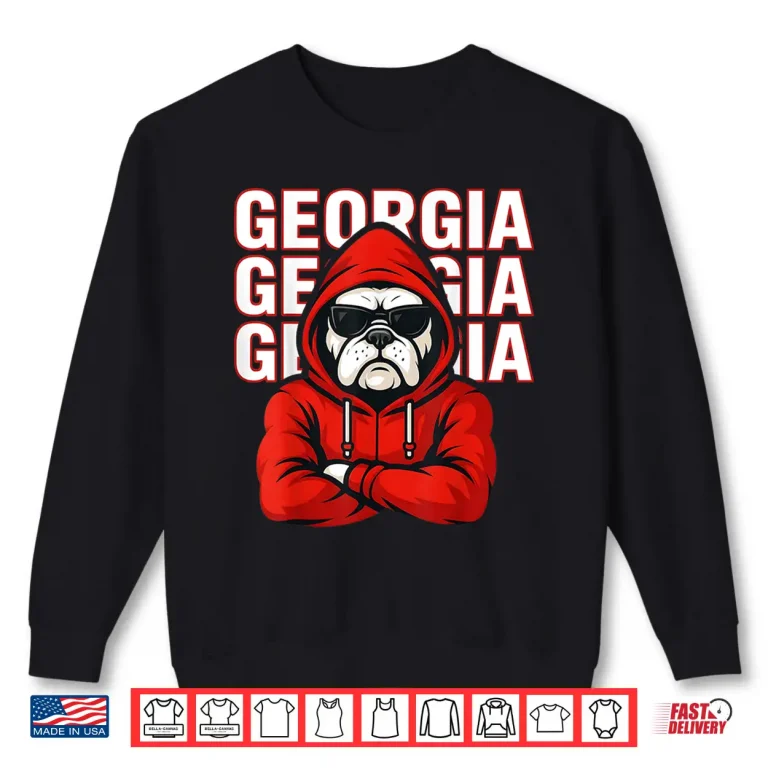 Sweatshirt Cool Georgia Bulldos Shirt 1