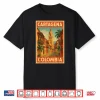 Cartagena Colombia Vintage Travel Poster Shirt