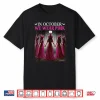 In October We Wear Pink Witch Halloween Breast Cancer Shirt