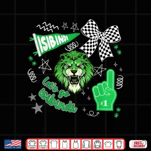 Design Lets Go Isibindi Retro Cheering School Spirit Shirt