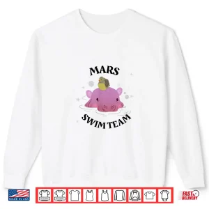 Sweatshirt Mars Swim Team Hippo Shirt