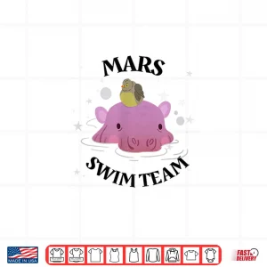 Design Mars Swim Team Hippo Shirt