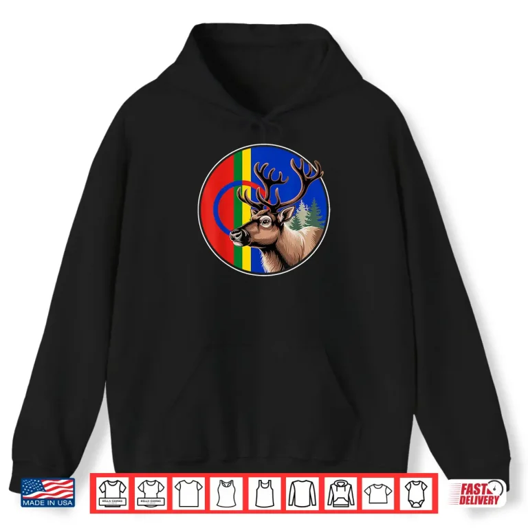 Hoodie Sami People Flag Sapmi Shirt