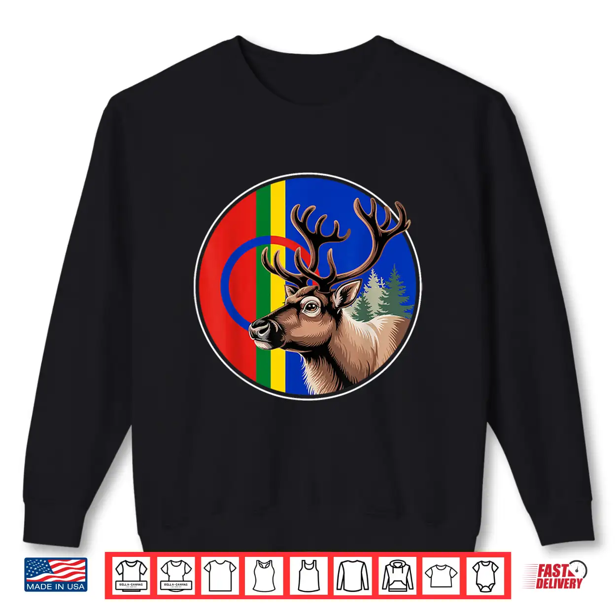 Sami People Flag Sápmi Shirt Sami People Flag Sápmi Shirt