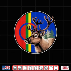 Sami People Flag Sápmi Shirt 4 Design Sami People Flag Sapmi Shirt