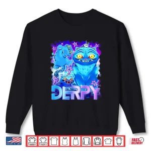 Sweatshirt Anime Cute Blue Tiger Derpy Vintage Animated KPop Demon Hunters Shirt