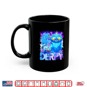 Mug Anime Cute Blue Tiger Derpy Vintage Animated KPop Demon Hunters Shirt