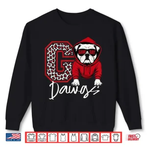 Sweatshirt Game Day Retro Go Dawgs Bulldogs Shirt