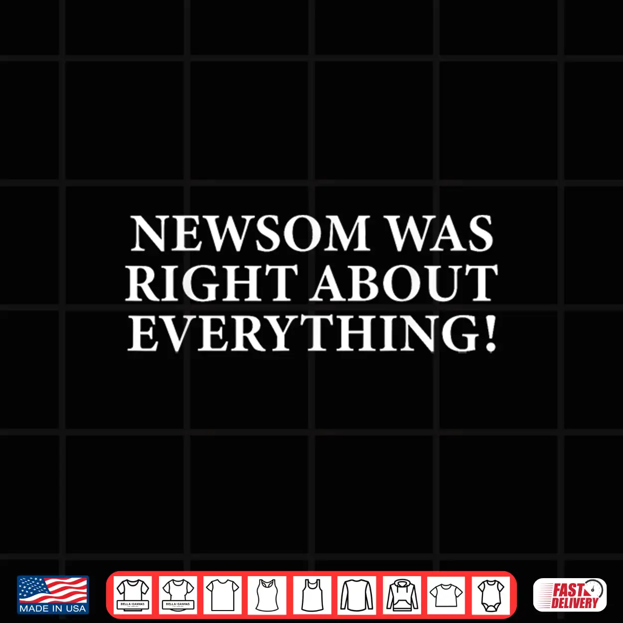 Newsom Was Right About Everything Shirt Newsom Was Right About Everything Shirt