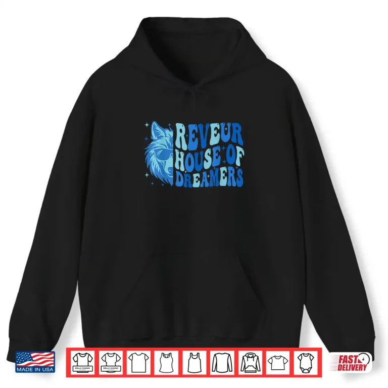 Hoodie Retro Reveur House of Dreamers Blue Wolf Team Spirit Shirt