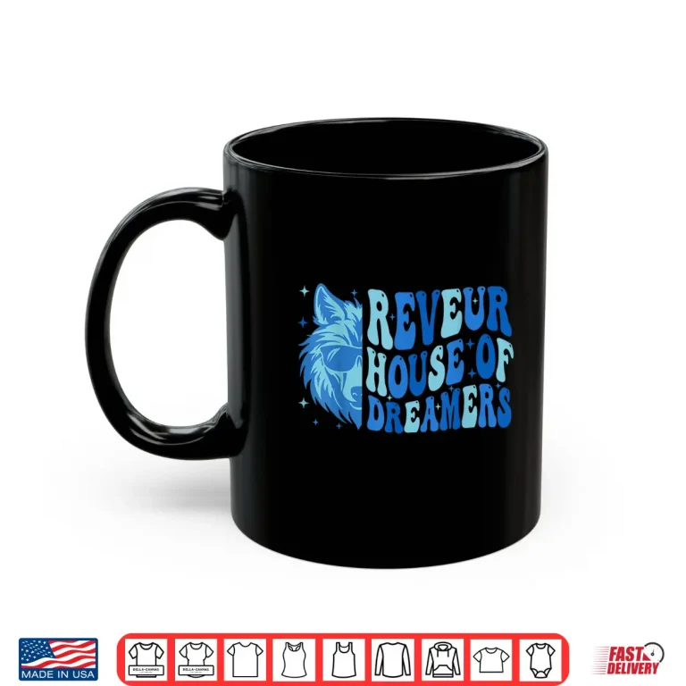 Mug Retro Reveur House of Dreamers Blue Wolf Team Spirit Shirt