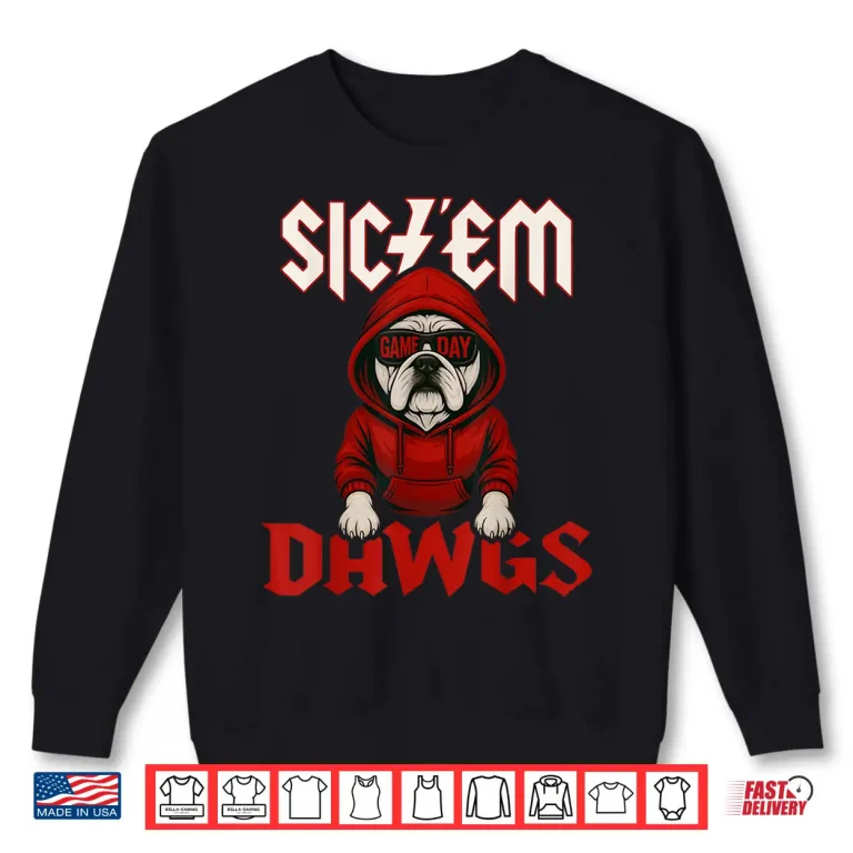 Sweatshirt Retro Sic Em Dawgs Game Day Shirt