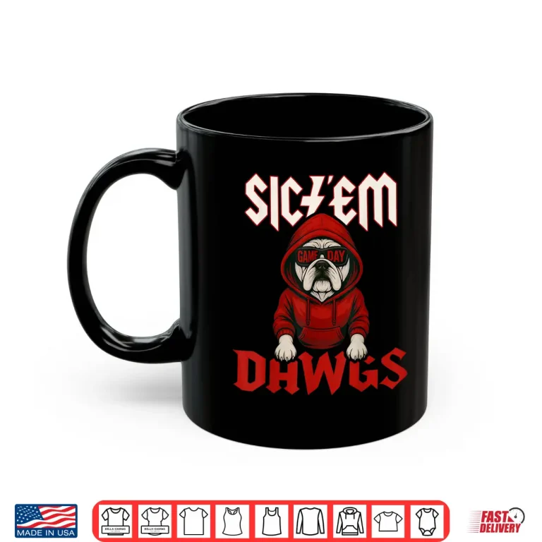 Mug Retro Sic Em Dawgs Game Day Shirt
