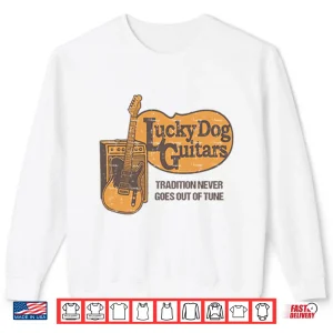 Sweatshirt Lucky Dog Guitars Cracker Barrel Shirt