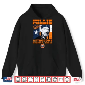 Hoodie Willie Nelson 1985 Houston Astrodome Texas Shirt