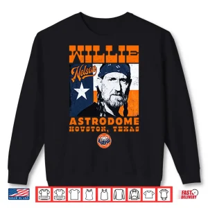 Sweatshirt Willie Nelson 1985 Houston Astrodome Texas Shirt