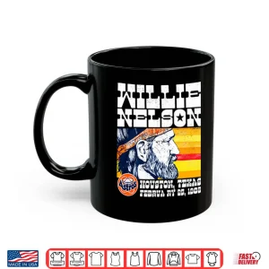 Mug Willie Nelson Astrodome Houston Texas February 1985 Shirt