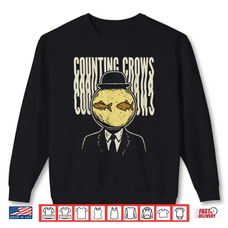Counting Crows Fishbowl Shirt 2 Sweatshirt Counting Crows Fishbowl Shirt