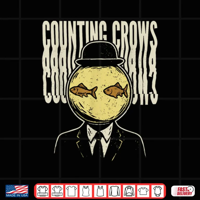 Counting Crows Fishbowl Shirt 4 Design Counting Crows Fishbowl Shirt